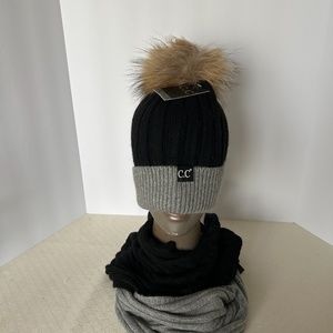 Hat and scarf sets, soft, stylish